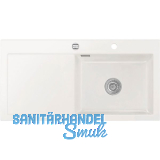 SYSTEMCERAM Einbausp�le Mera 100 SL, 1000 x 510 mm TT. links, Gr�nland Exzenter