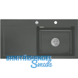 SYSTEMCERAM Einbausp�le Mera 100 SL, 1000 x 510 mm TT. links, Lava Exzenter