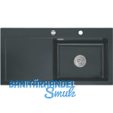 SYSTEMCERAM Einbausp�le Mera 100 SL, 1000 x 510 mm TT. links, Schiefer Exzenter