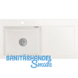 SYSTEMCERAM Einbausp�le Mera 100 SL, 1000 x 510 mm TT. rechts, Gr�nland