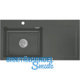 SYSTEMCERAM Einbausp�le Mera 100 SL, 1000 x 510 mm TT. rechts, Lava