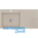 SYSTEMCERAM Einbausp�le Mera 100 SL, 1000 x 510 mm TT. rechts, Fango Exzenter