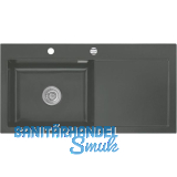 SYSTEMCERAM Einbausp�le Mera 100 SL, 1000 x 510 mm TT. rechts, Lava Exzenter