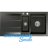 SYSTEMCERAM Einbausp�le Genea 100, 1000 x 510 mm �1,5% rev., Nero Excenter