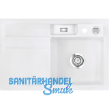 SYSTEMCERAM Einbausp�le Bela 78, 780 x 510 mm �1,5% Tropfteil links, Gr�nland