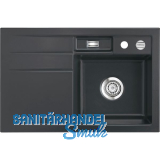 SYSTEMCERAM Einbausp�le Bela 78, 780 x 510 mm �1,5% Tropfteil links, Schiefer