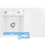 SYSTEMCERAM Einbausp�le Bela 78, 780 x 510 mm �1,5% Tropfteil rechts, Polar