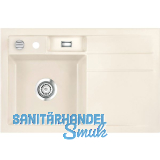 SYSTEMCERAM Einbausp�le Bela 78, 780 x 510 mm �1,5% Tropfteil rechts, Jasmin