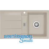 SYSTEMCERAM Einbausp�le Genea 87, 870 x 510 mm �1,5% reversibel, Fango