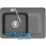 SYSTEMCERAM Einbausp�le Juna 75, 750 x 510 mm Tt. rechts, Lava