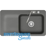 SYSTEMCERAM Einbausp�le Juna 90 Excenter, 900 x 510 mm Tt. links, Lava