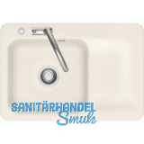 SYSTEMCERAM fl�chenb�ndige Sp�le Juna 75 F Excenter Tt. rechts, Jasmin