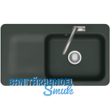 SYSTEMCERAM fl�chenb�ndige Sp�le Juna 90 F, 876 x 486 mm Tt. links, Eibe