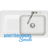 SYSTEMCERAM fl�chenb�ndige Sp�le Juna 90 F Excenter Tt. links, Polar