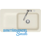 SYSTEMCERAM fl�chenb�ndige Sp�le Juna 90 F Excenter Tt. links, Jasmin