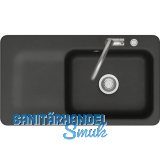 SYSTEMCERAM fl�chenb�ndige Sp�le Juna 90 F Excenter Tt. links, Nigra