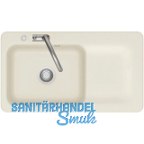 SYSTEMCERAM fl�chenb�ndige Sp�le Juna 90 F Excenter Tt. rechts, Jasmin