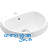 VILLEROY & BOCH Aufsatzwaschtisch Architectura rund, Wei� Alpin