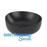 VILLEROY & BOCH Aufsatzwaschtisch Antao 4A7240R7 400 mm, Pure Black