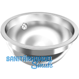 KWC 2D-Waschtisch Rondo RNDH 300, Edelstahl hochglanzpoliert