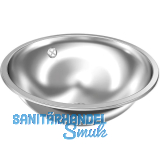 KWC RONDO Einbau- und Unterbau-Rundbecken, Edelstahl, �420