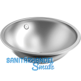 KWC RONDO Einbau- und Unterbau-Rundbecken, Edelstahl seidenmatt, �420