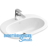 VILLEROY & BOCH Einbau-Waschtisch O.novo 41615601 560 mm, Wei� Alpin