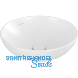 VILLEROY & BOCH Aufsatzwaschtisch L&F 4A4600RW � 420 mm, Wei� matt