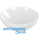 VILLEROY & BOCH Aufsatzwaschtisch L&F 4A4500R1 � 380 mm, Wei� Alpin