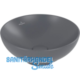 VILLEROY & BOCH Aufsatzwaschtisch L&F 4A4500I4 � 380 mm, Graphit