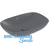 VILLEROY & BOCH Aufsatzwaschtisch L&F 4A4900I4 560 mm, Graphit