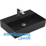 VILLEROY & BOCH Aufsatzwaschtisch Memento 2.0 4A226GR7 600 mm, Pure Black