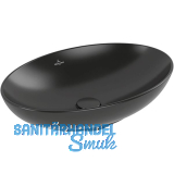 VILLEROY & BOCH Aufsatzwaschtisch 4A4700R7 560 mm, Pure Black