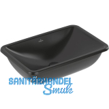 VILLEROY & BOCH Unterbauwaschbecken 4A5700R7 605 mm, Pure Black