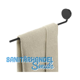 GEESA Handtuchhalter Opal Metallfinish Schwarz geb�rstet