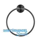 GEESA Handtuchring Opal Metallfinish Schwarz geb�rstet