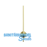 GEESA WC-Ersatzrollenhalter Opal Metallfinish Gold geb�rstet