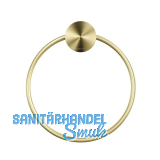 GEESA Handtuchring Opal Metallfinish Gold geb�rstet