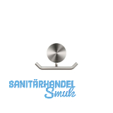 GEESA Handtuchhaken doppelt Opal Metallfinish Edelstahl geb�rstet