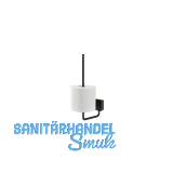 GEESA WC-Ersatzrollenhalter Topaz Schwarz matt