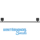 GEESA Handtuchhalter 600 mm Topaz Schwarz matt