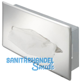 GEESA Papiertuch-Box wandmontiert-Einbau Hotel Chrom