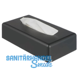 GEESA Papiertuch-Box freistehend/wandmontiert Hotel Schwarz