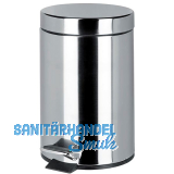 GEESA Treteimer Hotel 3 Liter Chrom