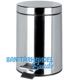 GEESA Treteimer Hotel 5 Liter Chrom