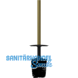 GEESA WC-Ersatzb�rste Opal Metallfinish Gold geb�rstet