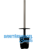 GEESA WC-Ersatzb�rste Opal Metallfinish Edelstahl geb�rstet