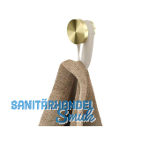 GEESA Handtuchhaken Opal klein, Metallfinish Gold geb�rstet