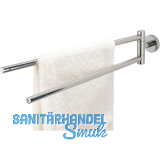 TIGER Handtuchhalter Boston 2-armig Edelstahl poliert