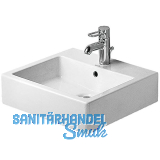 DURAVIT Aufsatz-Waschtisch Vero 50 Wandmontage, Wei�